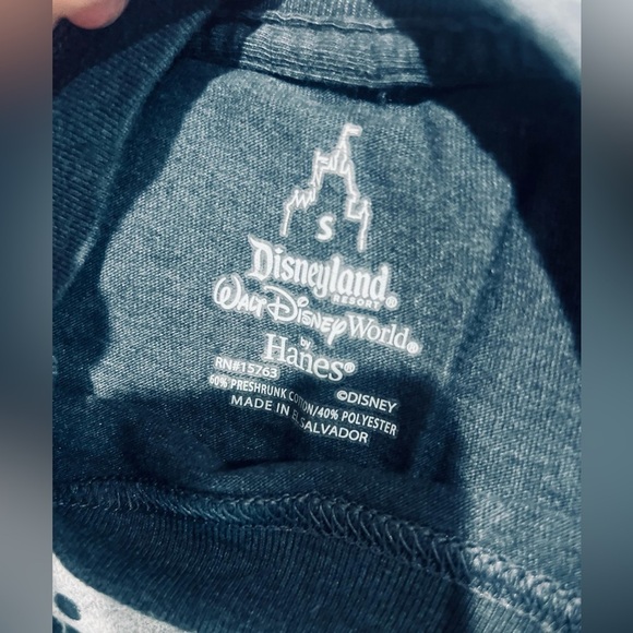 Disneyland By Hanes Genius By Birth Grumpy By Choice Gray T-Shirt Small - Picture 3 of 4